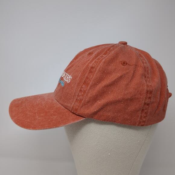 Franky & Louie's Lake Of The Ozarks Slideback Baseball Cap Orange One Size Ha - Picture 3 of 9